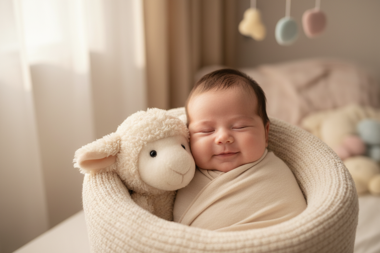 Ambiance cocooning bébé & doudou